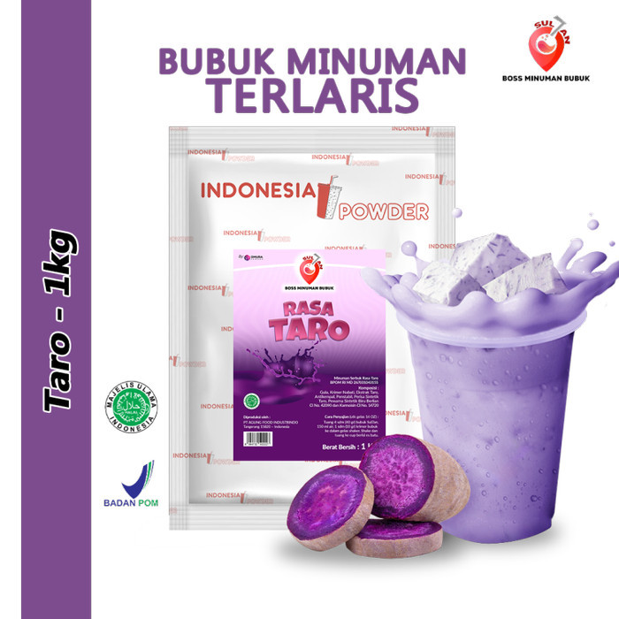 

PRODUK TERBATAS Bubuk Minuman Rasa Taro 1 KG Sultan Powder