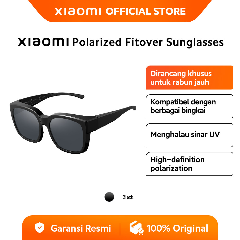 Xiaomi Polarized Fitover Sunglasses | TAC Polarisasi | Menghalau Sinar UV | Kacamata [Official Store