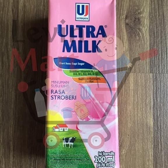 

Susu Ultra Uht 200Ml 1 Dus Isi 24Pcs Rasa Coklat, Full Cream, Stroberi