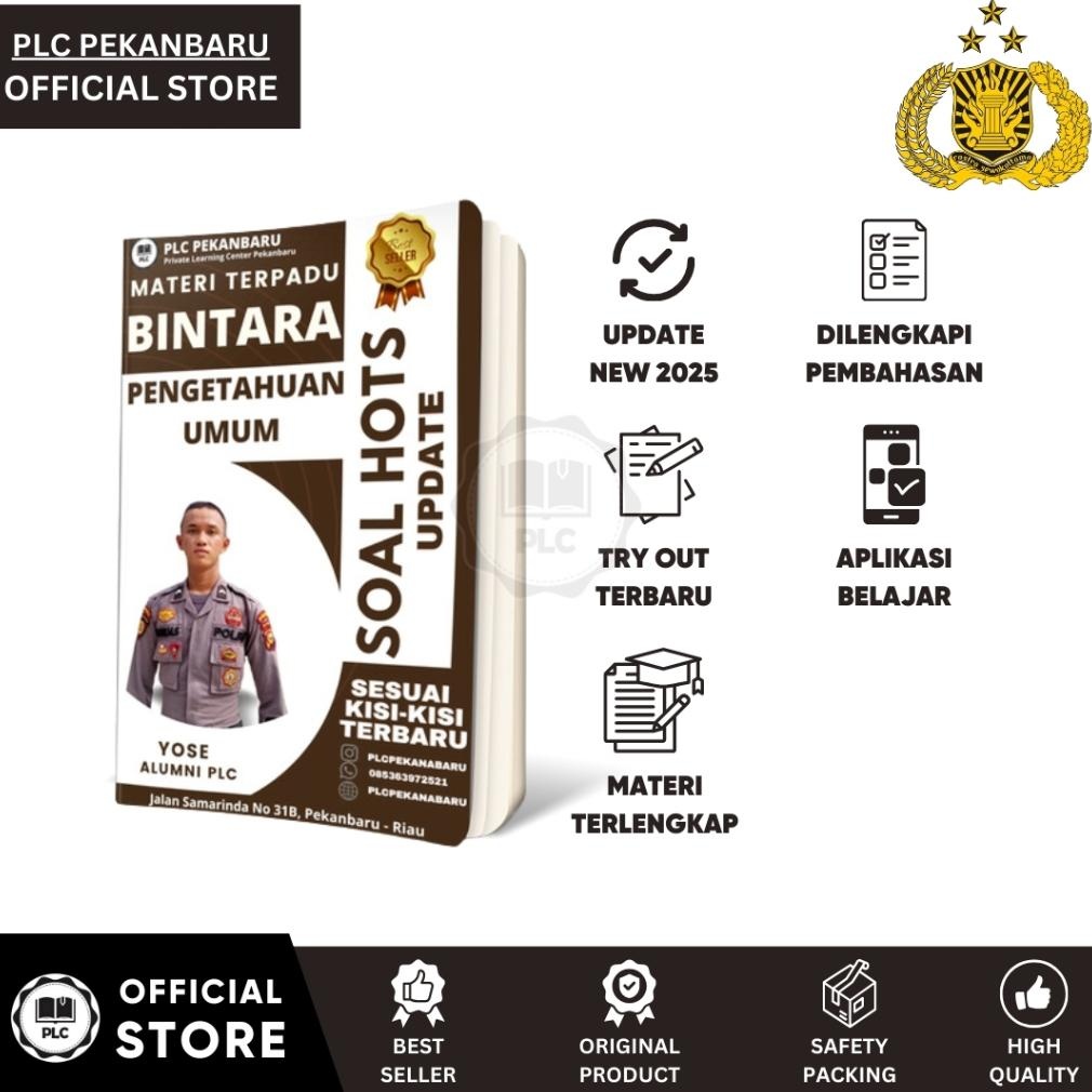 PROMOO KEMBALI BUKU PENGETAHUAN UMUM BINTARA POLRI MODUL PU PENGETAHUAN UMUM BINTARA SOAL HOTS TERUP