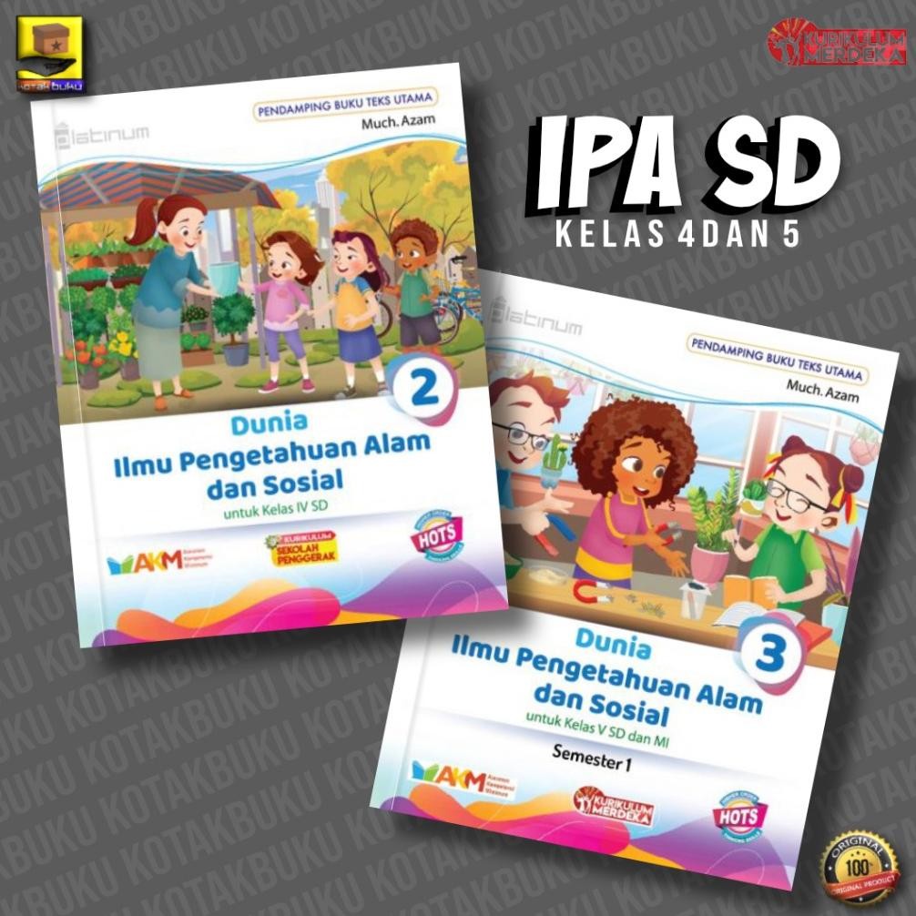 PROMOO KEMBALI BUKU IPA KELAS 4 SD / IPA KELAS 5 SD / IPAS SD / KURIKULUM MERDEKA / PLATINUM / IPA S