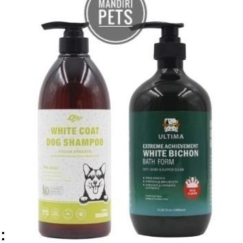 Orgo White Coat Dog Shampoo 1L - Shampoo Anjing Bulu Putih