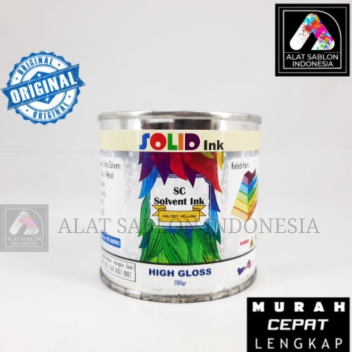 

TINTA SABLON BESI/GELAS KACA 200GR GOLDEN YELLOW BASIS MINYAK SOLVENT
