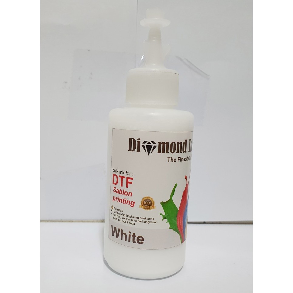 

TINTA DTF WARNA PUTIH DIAMOND INK 100ML GRADE A