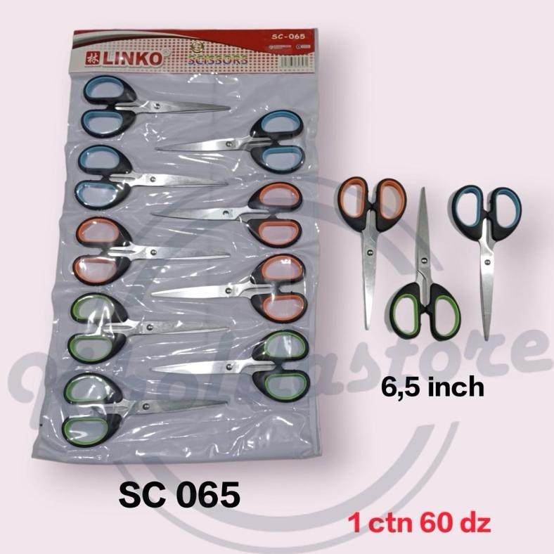 

(12 pcs) Gunting Tanggung Renteng Linko SC-065 LARIS