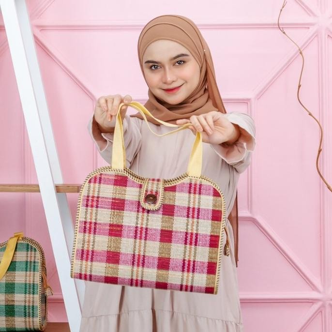 Tas Anyaman Mendong Bisa Untuk Hampers Dan Pengajian