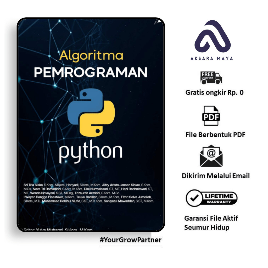 

929. Algoritma Pemrograman Python (Yulya Muharmi, S.) (AM)