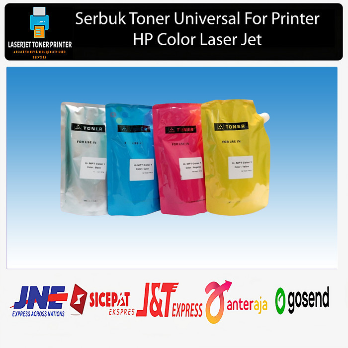 Serbuk Toner Color/Warna Universal Untuk Printer HP Laser Jet