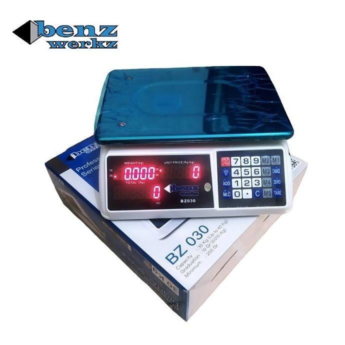 Benz BZ-030 Timbangan Duduk Digital 30 Kg - Timbangan Digital Meja
