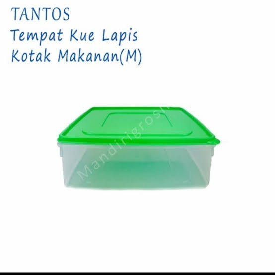 """] Kotak Kue Lapis Tantos Kulkas Box Kotak Donat Kue Plastik Makanan Buah