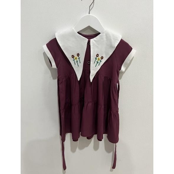 gr-8 Q123 Baju Anak Perempuan Sehari-hari Adem Bahan Rayon Motif Bunga usia 1-5Th - Girls Dress Vira