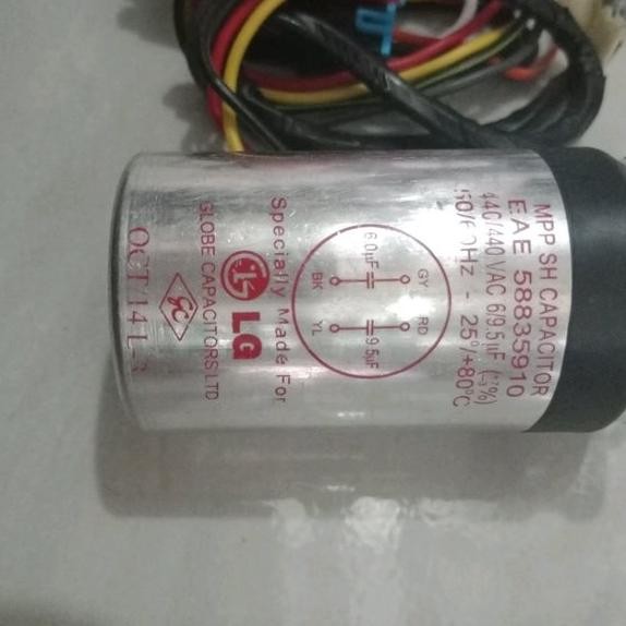 Lg Washing Machine Capacitor 6 9 5 Mf Kapasitor Mesin Cuci Spare Part