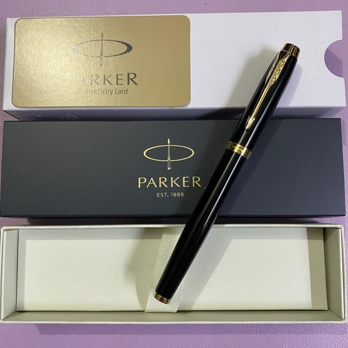 

Pulpen Parker IM Roller Ball Black LQ GT Original ( Klip Emas ) 140BZ