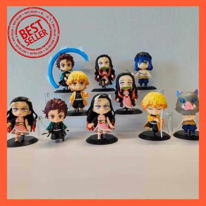 | WRM | QVERSION DEMON SLAYER KIMETSU NO YAIBA KAMADO TANJIROU NEZUKO ZENITSU INNOSUKE CHIBI FIGURE 