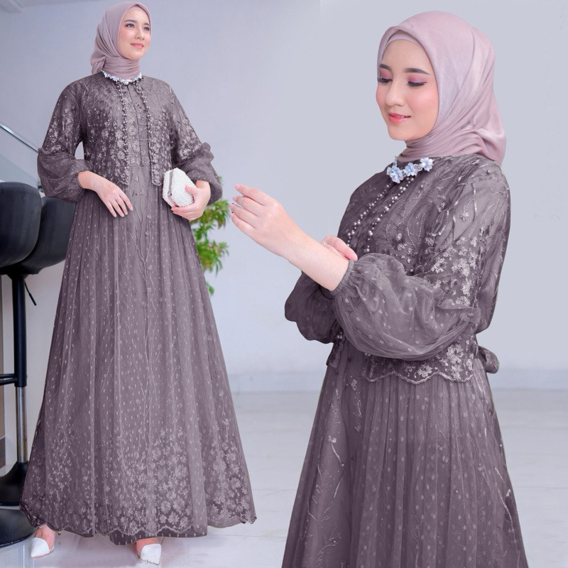 Gamis Bsju Kurung 2025 Perempuan Pakaian Keluarga 3In1 Dres Bisa Cod Couple Ganes Pakean Wanita Tuni