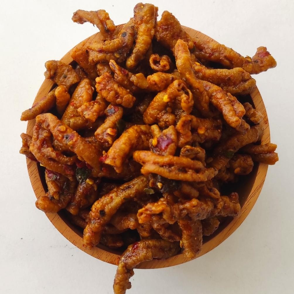 

Buruan Keripik Usus Ayam 250Gr Seblak Daun Jeruk Halal 100% Murah