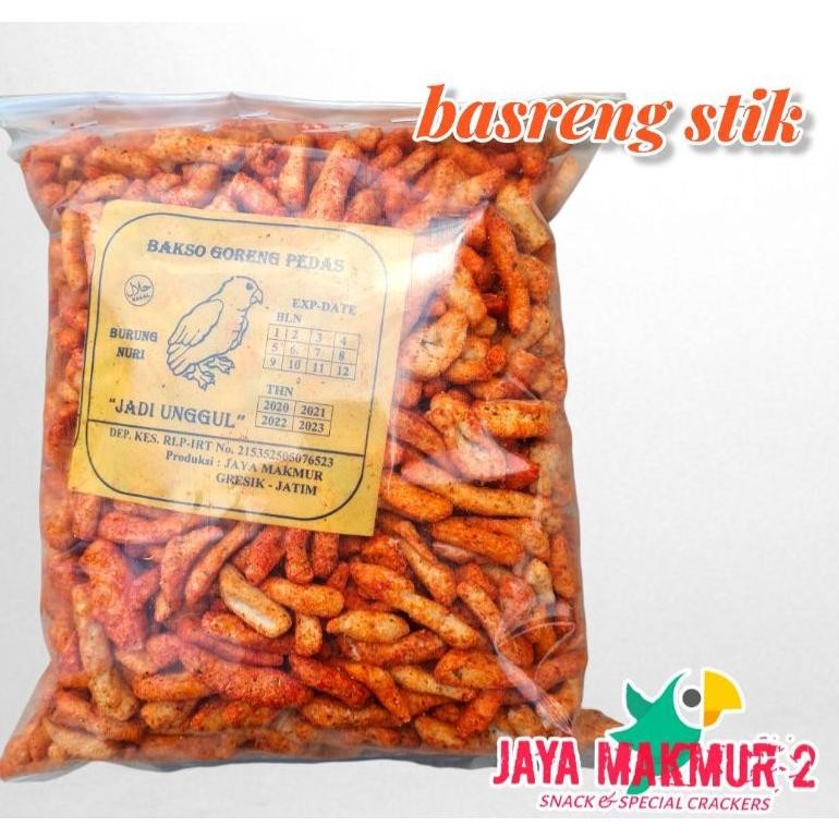 

Big Sale 1Kg Basreng Stik Viral Pedas Daun Jeruk High Quality