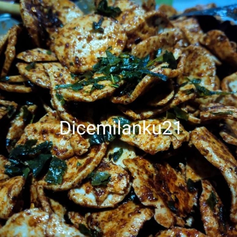 

Terpercaya Keripik Basreng Koin Pedas Daun Jeruk Basreng Kering Keriuk Isi 1.Kg Grosir