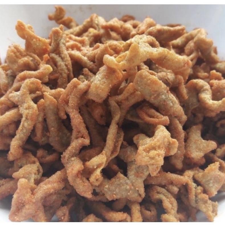 

Ori Keripik Usus Ayam Crispy 500Gr (Original / Pedas Daun Jeruk / Balado / Keju) High Quality