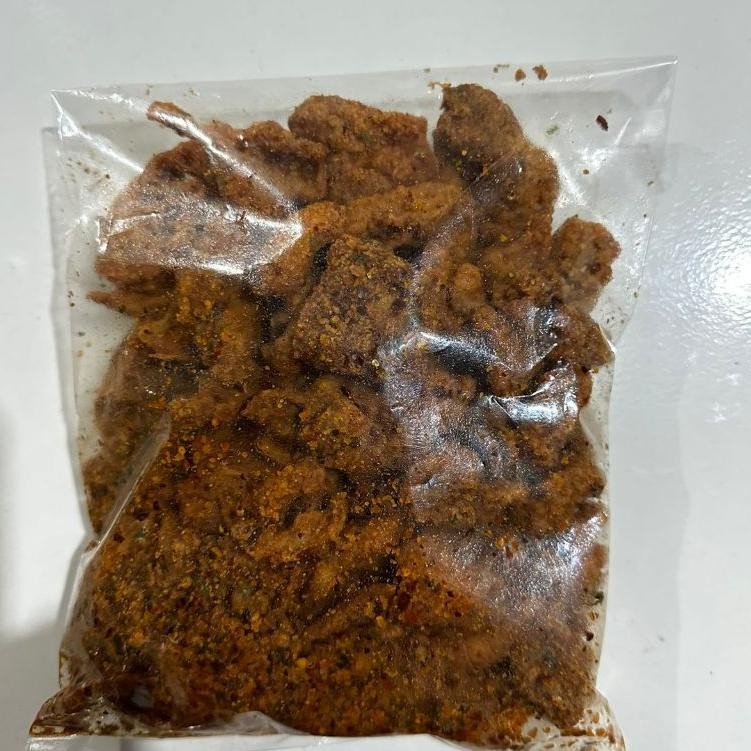 

Buruan Keripik Kulit Ayam Crispy Pedas Daun Jeruk Netto 1Kg Murah