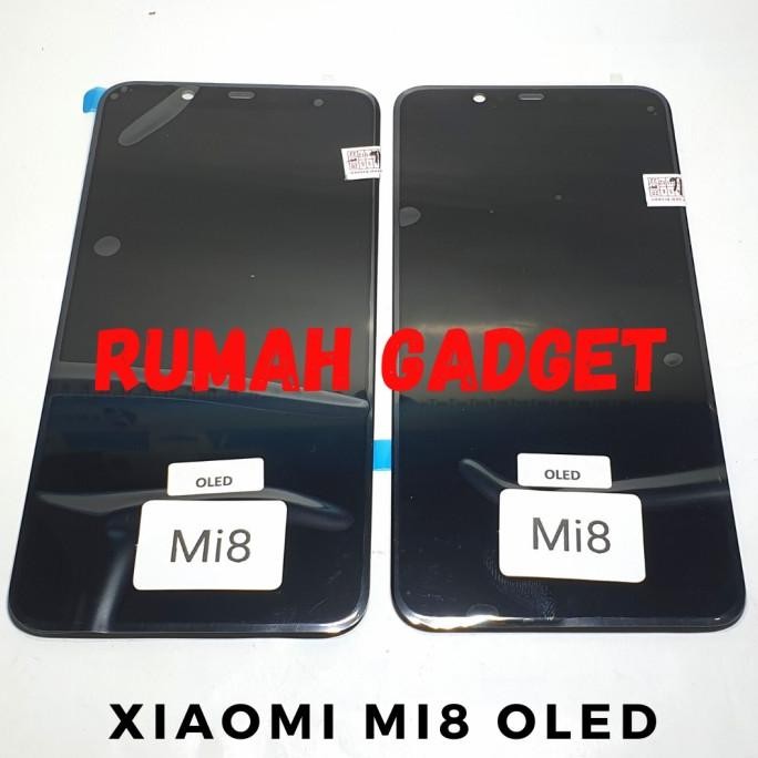 Baru  Lcd Xiaomi Mi8 Mi 8 Fullset Toucscreen Oled