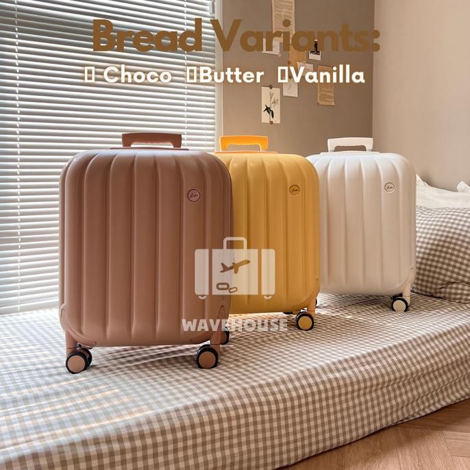 JOSHEE KOPER BREAD SERIES KOPER CABIN 20 INCH TSA LOCK ZIPPER SUITCASE PREMIUM
