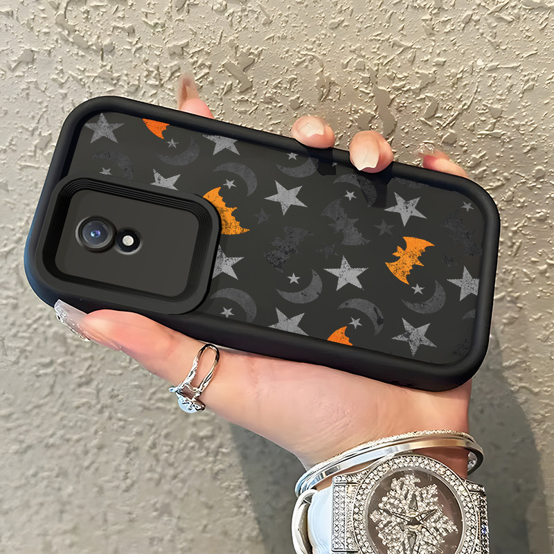 Casing Hp Untuk VIVO Y02 VIVO Y02A VIVO Y02T Case HP Casing Kasing kupu-kupu Bulan Bintang Cesing Si