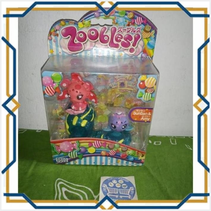 [THE] FIGURE ZOOBLES RUMAH SUNSAN & AMY SEGA TOYS ORIGINAL