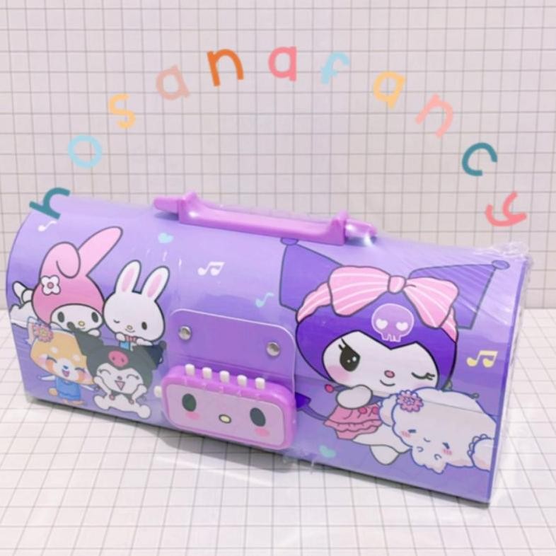 

BISACOD Kotak Pensil Karton Lengkung Pakai Kode Kunci/ Tempat Pensil/ Pencil Case - - AY12 Ja-121