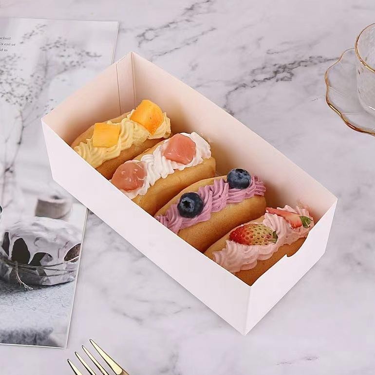 

BISACOD Dus Kotak Box Donat Bomboloni Brownis Donut Kardus Kemasan Makanan 10pcs in-137