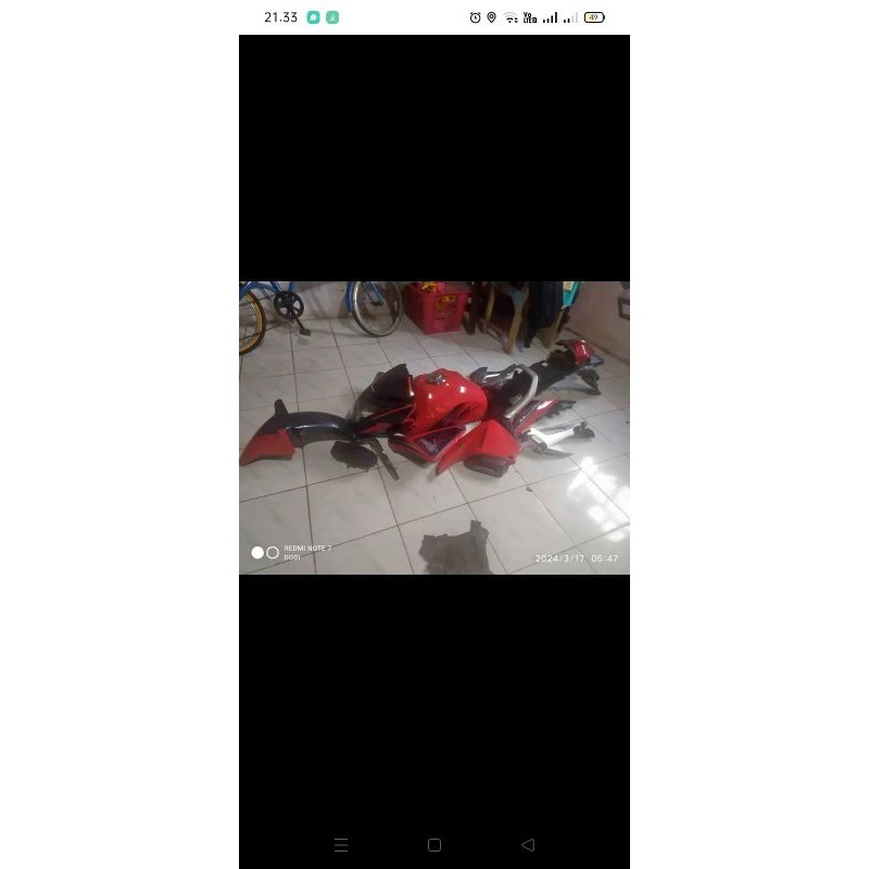 bodi set megapro mono bekas