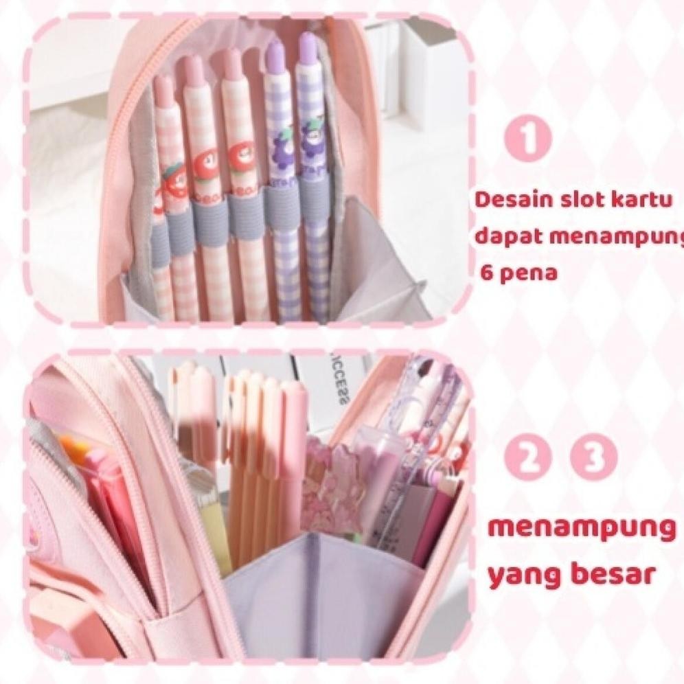 

NLD-1419 [READY]TEMPAT PENSIL LUCU TIGA DIMENSI/PENCIL CASE HIASAN GLITTER KARAKTER 3D MODEL TAS Premium
