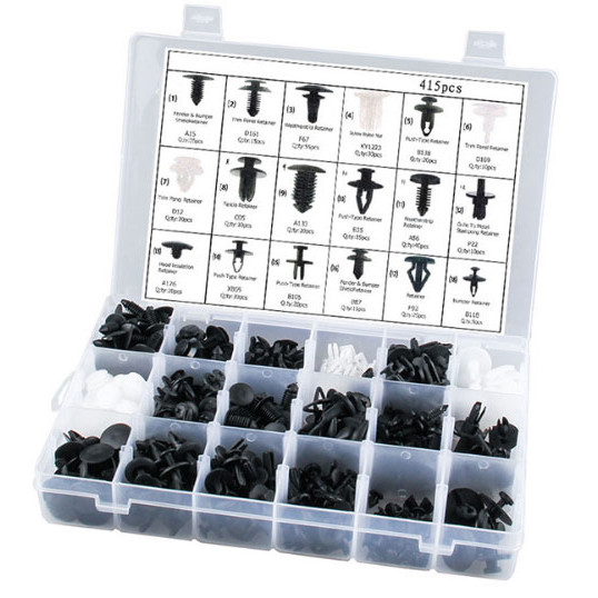 Baut Rivet Mobil Motor Universal Klip Rivet Mobil Motor 200 Pcs Plastik