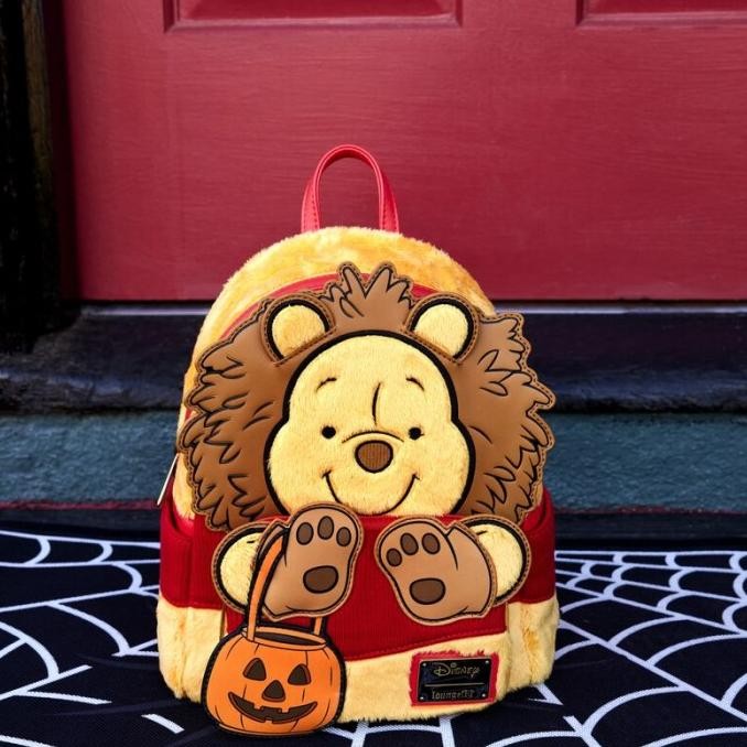Loungefly Winnie The Pooh Halloween Costume Plush Cosplay Mini Backpack Terbaik