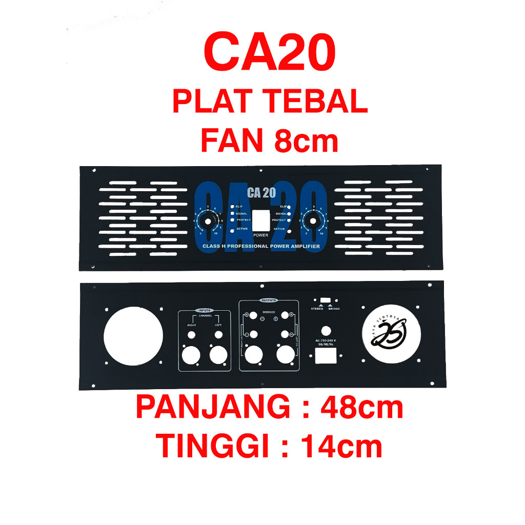 Penutup pelat CA20 (1SET) Panel kotak premium CA20 Panel Kotak Penguat Daya Belakang Depan |AF0D0FC4