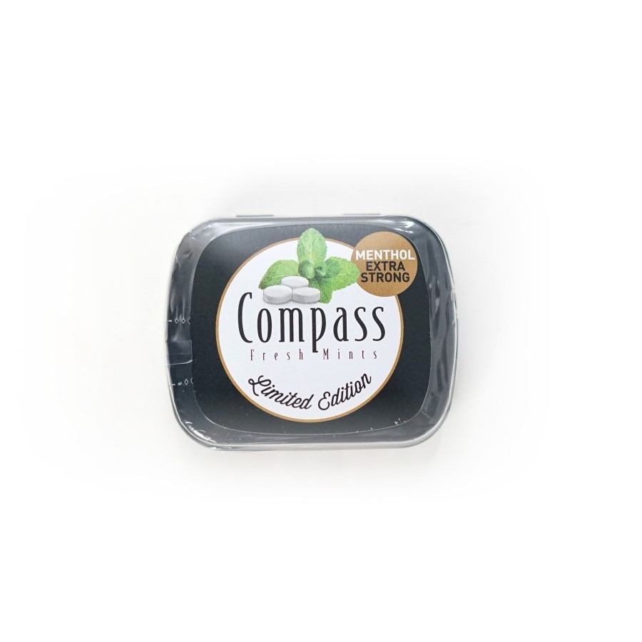 

Compass Menthol Extra Strong (Permen Mint Sugar Free) 14gr