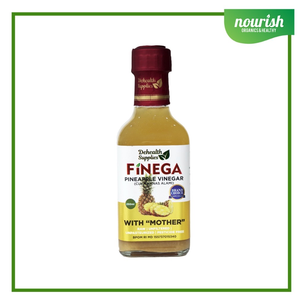 

Finega, Pineapple Vinegar with Mother / Cuka Nanas alami 250ml