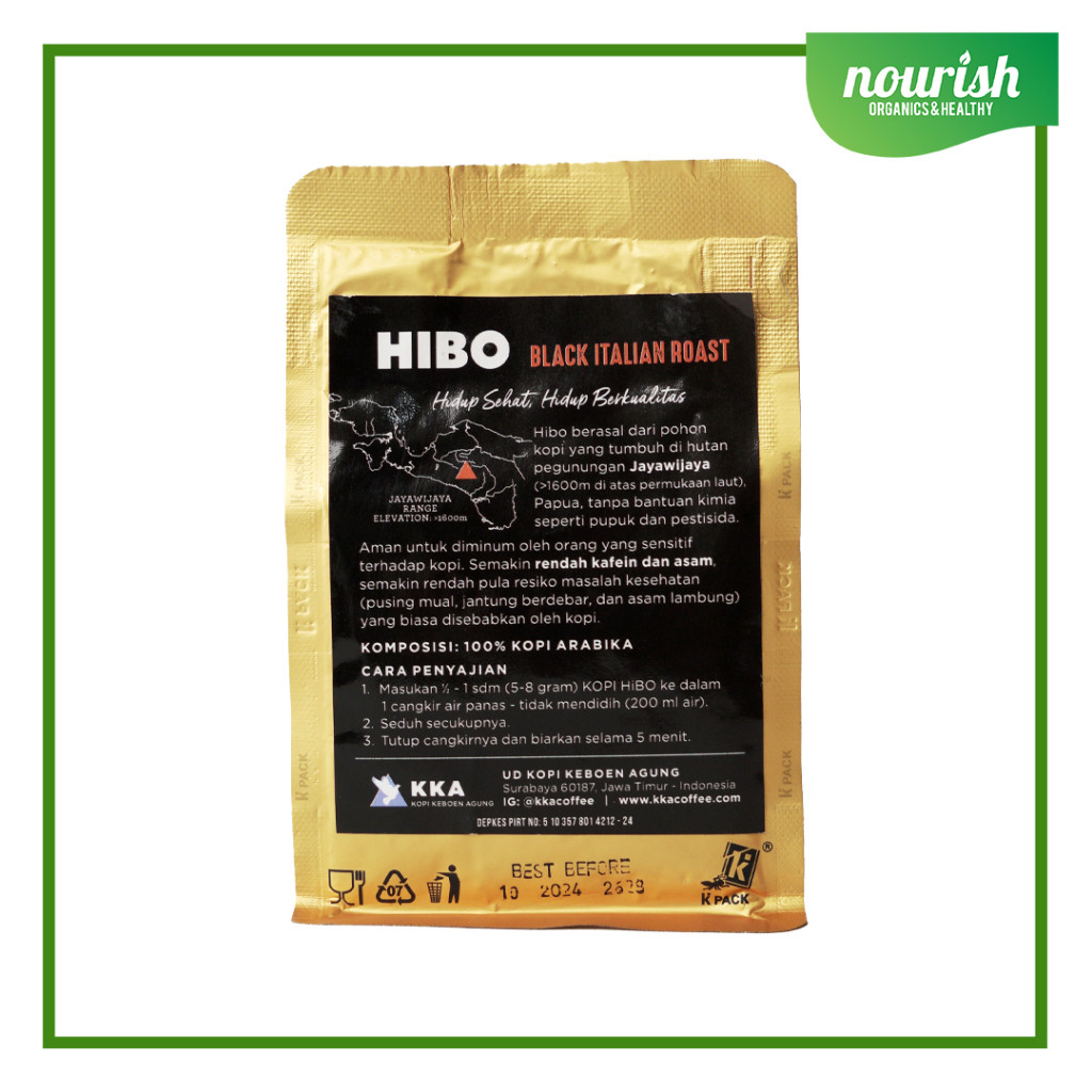 

PROMO Hibo, Organic Coffee B Italian 200gr