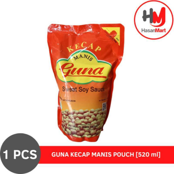 

GUNA KECAP MANIS POUCH [520 ml / 1 Pouch].