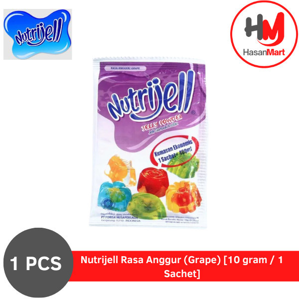 

Nutrijell Rasa Anggur (Grape) [10 gram / 1 Sachet]