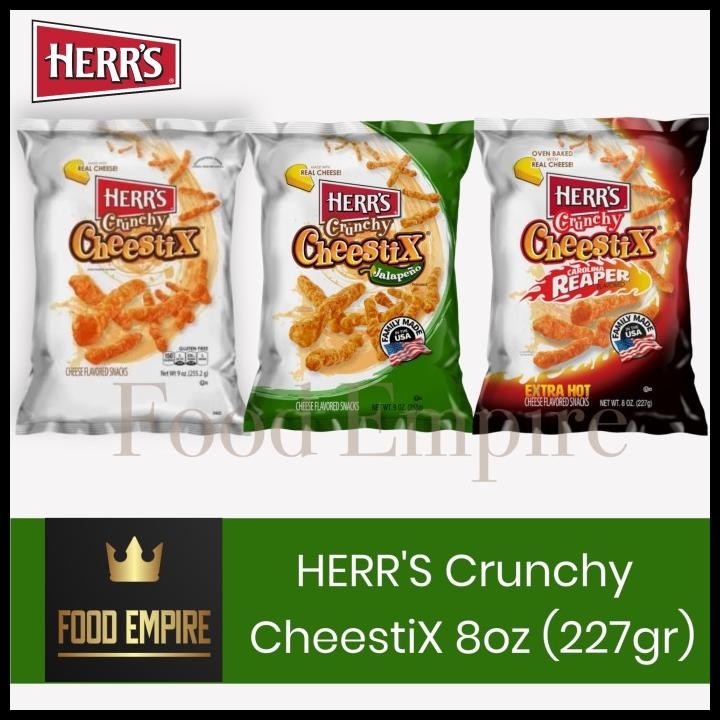 

Herr'S Crunchy Cheestix 8 Oz | Cheese Flavored Snack 227Gr | Herrs Usa