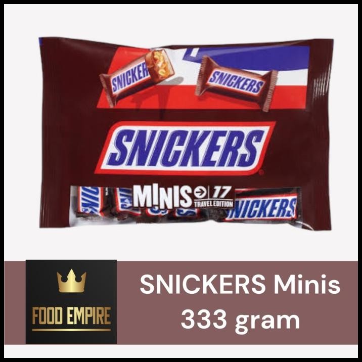 

Snickers Minis 333 Gram | Cokelat Snickers Mini