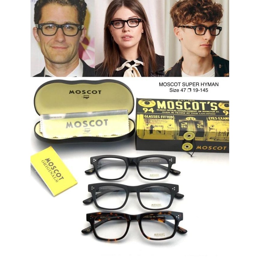 Big Sale Frame Kacamata Moscot Hyman Fullset Original