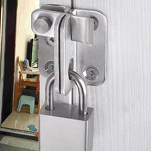 Grendel Sliding Door Stainless Pintu Geser Tebal Kunci Gembok unik