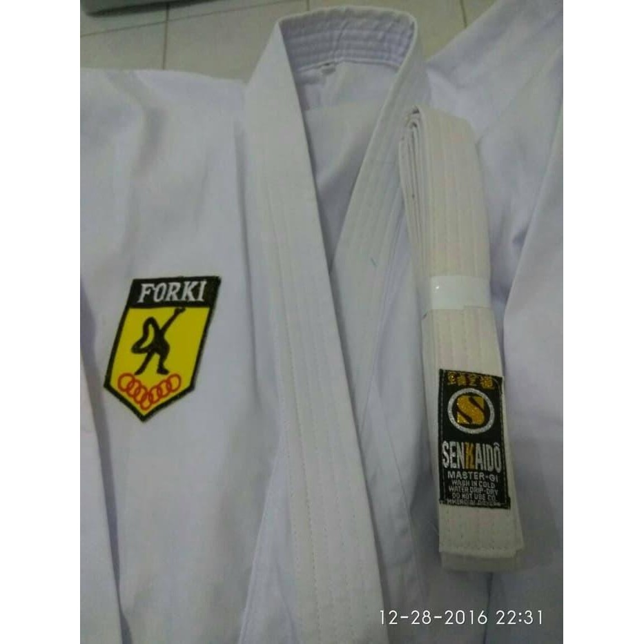 Seragam Baju Karate Pemula Senkaido Tegi Uniform Judo Aikido