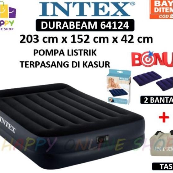 Intex Kasur Angin - Kasur Intex Durabeam Rest Raised Airbed