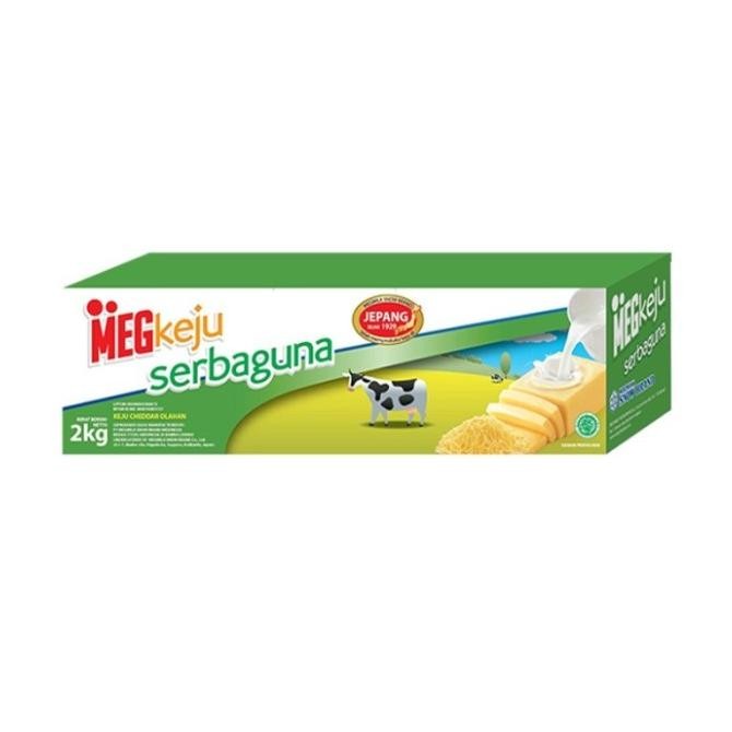 

Keju Cheddar Meg Serbaguna / Cheddar Cheese Meg Serbaguna - 2 Kg