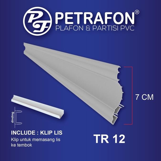 Terlaris LIS PLAFON PVC TR 12 - Profil Model Gypsum SALE