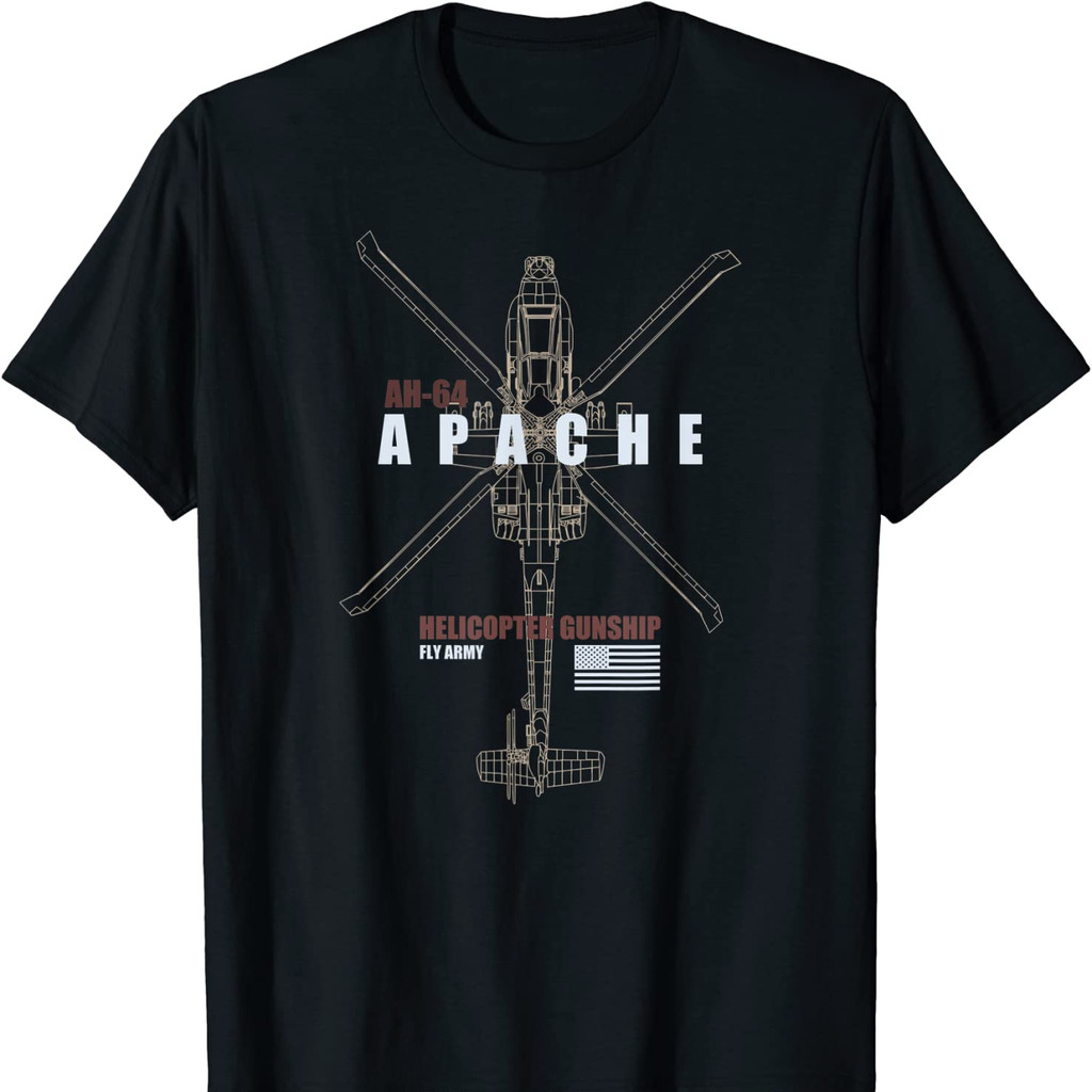 Helikopter Serang Apache Ah64 Angkatan Darat AS T Clothing