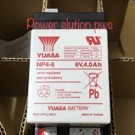 Aki Baterai asli original Panasonic 6v 4Ah 6v 4,5Ah accu aki mf